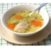Куриный суп для детей